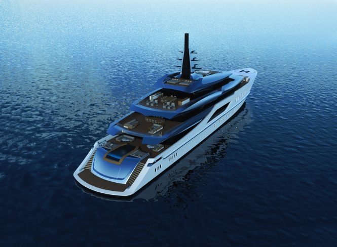 Tankoa superyacht Hull S801 nearing completion