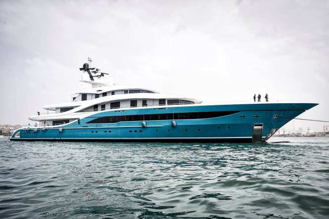 Turquoise launched its largest yacht 77m superyacht GO