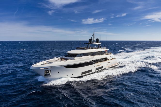 Custom Line Navetta 33 motor yacht MIRABILIS launched