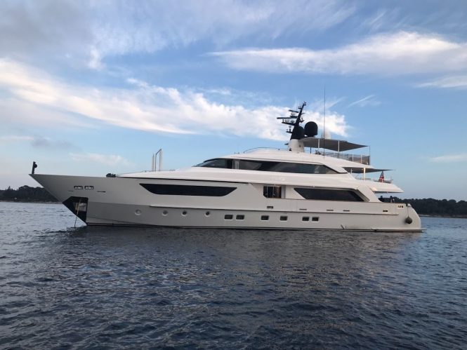 Special Rates for 37m Sanlorenzo charter yacht AWOL in the Mediterranean