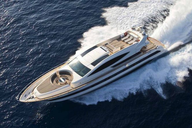 32m TOBY offering discounted luxury yacht charter rate in the Mediterranean
