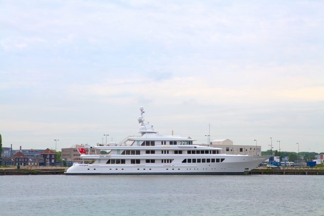 Feadship welcomes 72m UTOPIA for refit just after completing 97m FAITH’s upgrades