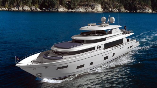 Johnson Yachts delivered 34m Mitan