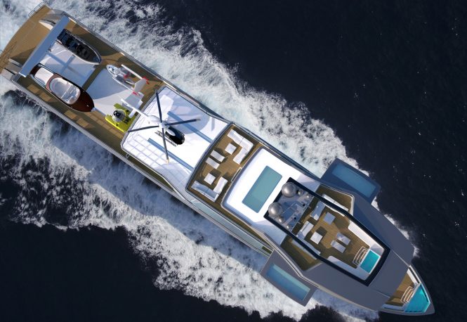 70m Yacht Concept Project Ida Pfeiffer: for the world’s coldest waters