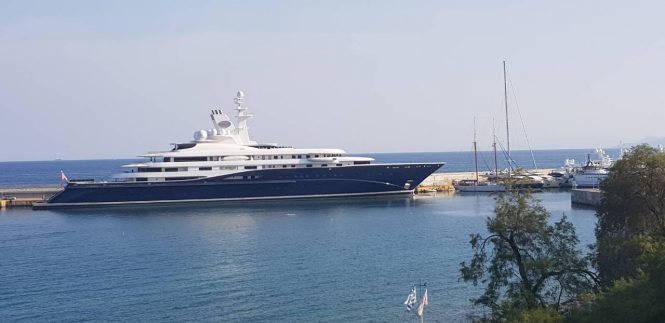 In Pictures: $200 Million Dollar Mega Yacht AL MIRQAB in Greece