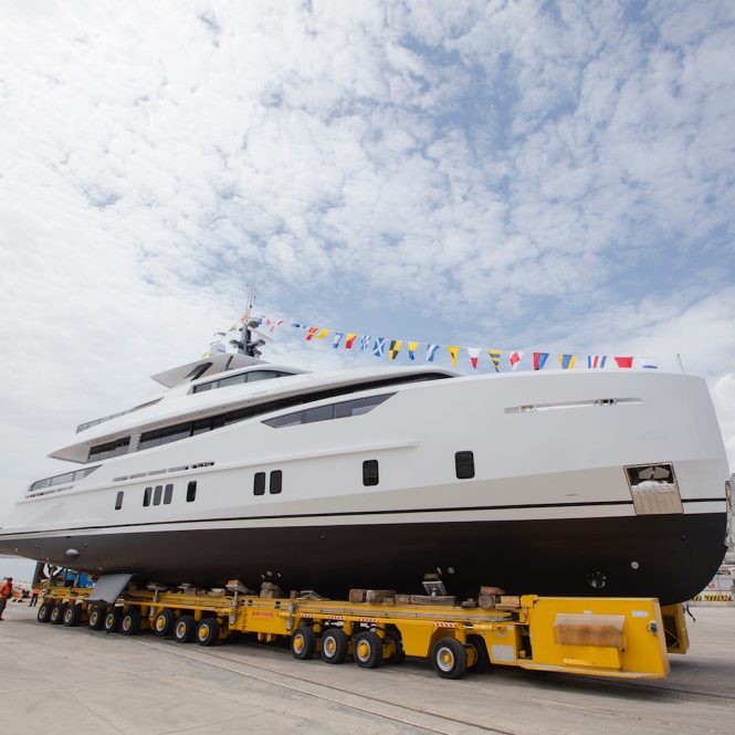 Alia Yachts launched motor yacht Virgen Del Mar VI