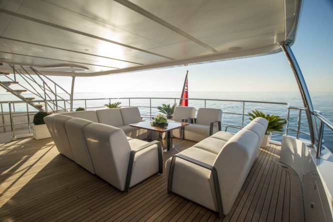 Bridge deck seating