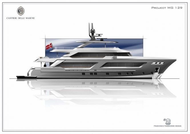 Cantiere delle Marche to build 40m MG 129 Superyacht Project