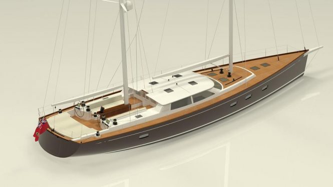 In Build: 25m Hoek-Designed Sailing Yacht