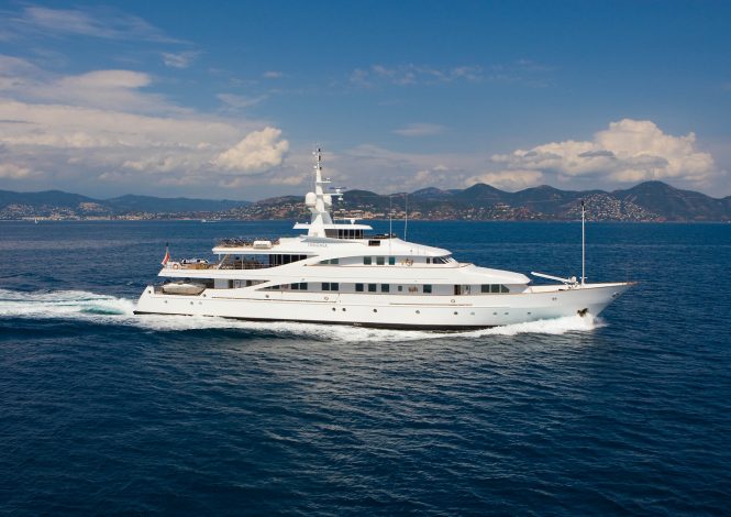 Charter Deal for 55m superyacht INSIGNIA cruising the Ionian Islands