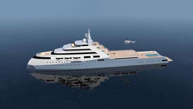 Lurssen builds the 109m mega yacht Project Icecap