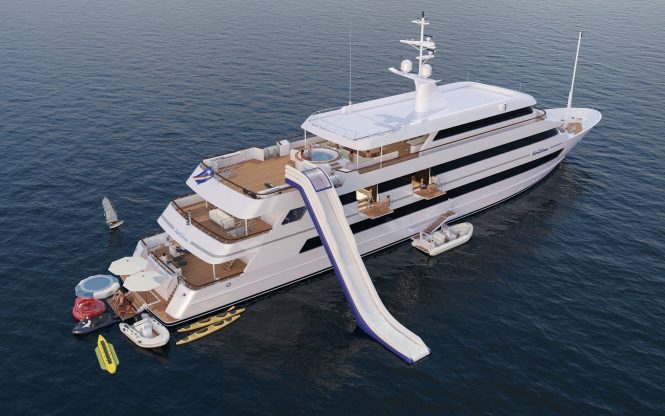 15% discount for Mediterranean yacht charter aboard 60m KATINA
