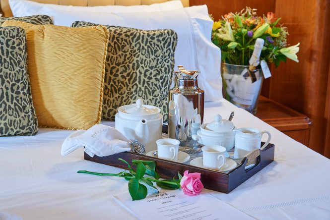 Luxury service aboard charter yacht IMAGINE in Croatia and Montenegro