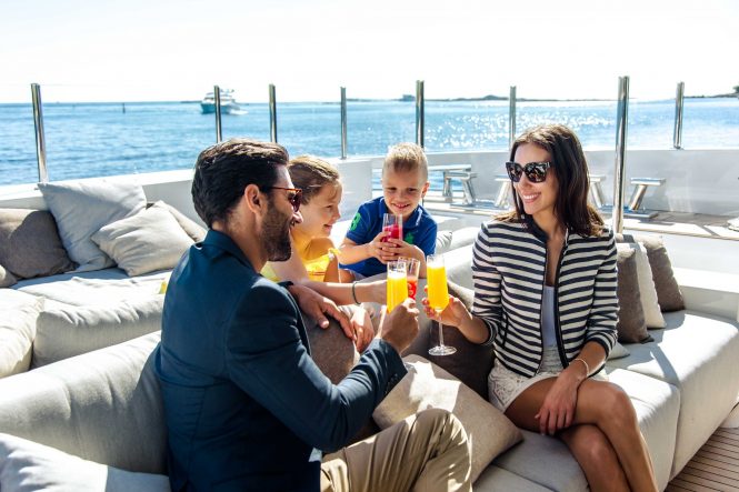 Quality time with family aboard Motor Yacht OURANOS