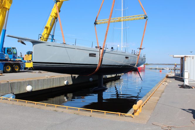 Nautor’s Swan launch first Swan 78 yacht HAROMI