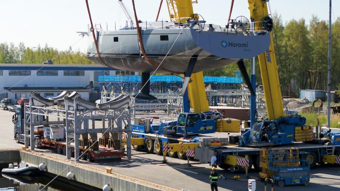 Swan78 HAROMI during launch