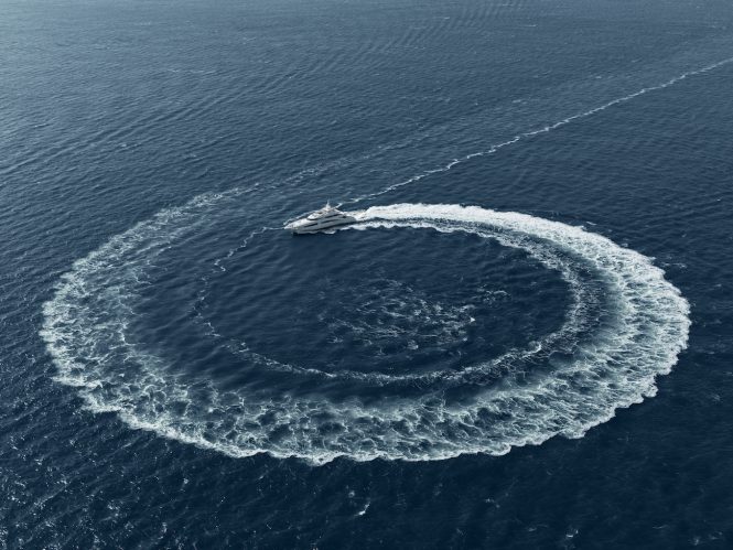 WHITE superyacht by Heesen on sea trials motor yacht WHITE on sea trials in the North Sea - Photos by Dick Holthuis