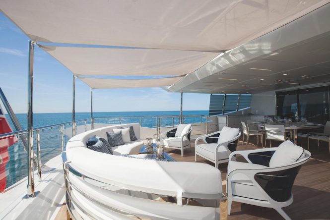 42m Benetti charter yacht ‘H’ offering reduced rates in France and Italy
