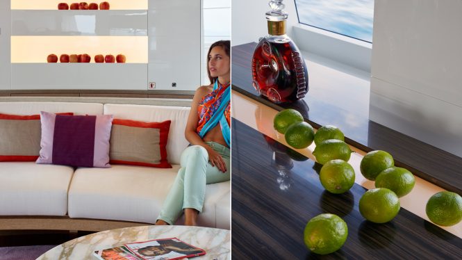 attention to detail and luxury service on a superyacht