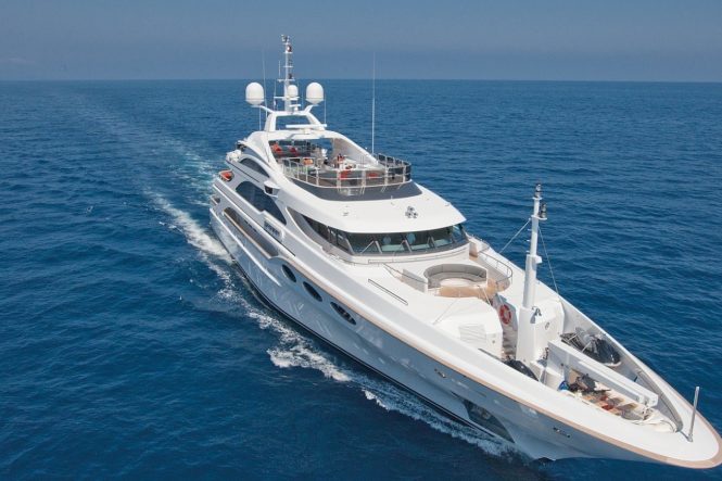 52-metre motor yacht Falcon receives refit at Bilgin Yachts for new owner