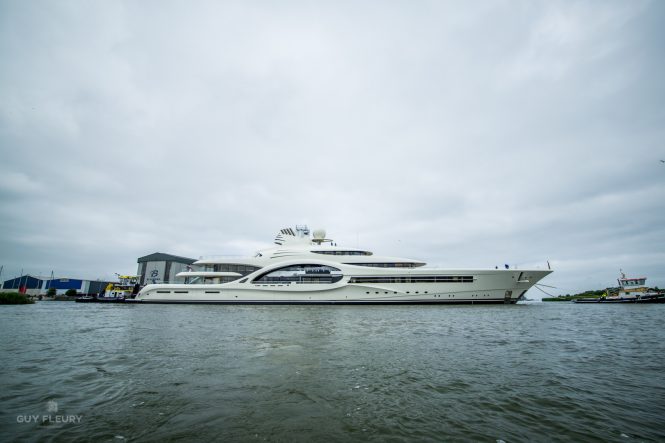 Exclusive Photos of Feadship 110m Mega Yacht Project 1007