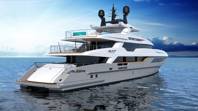 48m Baglietto superyacht nearing completion