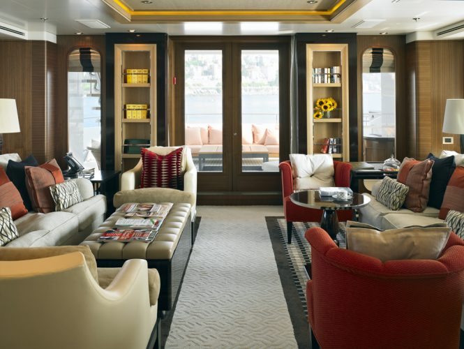 Main saloon offering inviting and homely ambience with tasteful styling