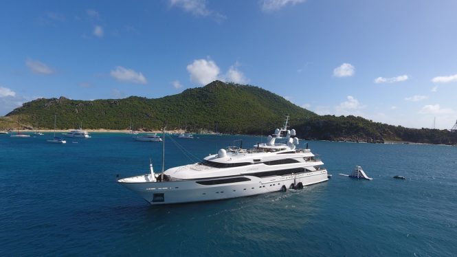 Special rate with 64m LIONESS V for Mediterranean charter vacations