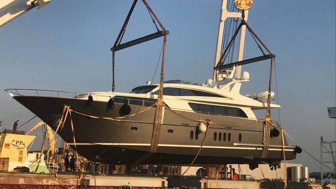 Motor Yacht Nicostasia launched by Van Der Valk