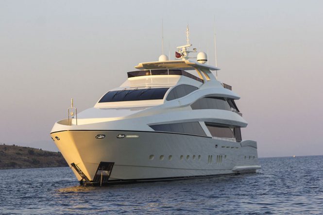 New Turkish motor yacht Skylight II currently under construction