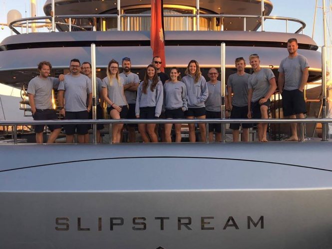 Luxury charter yacht Slipstream awarded Yachts du Coeur trophy for hurricane aid