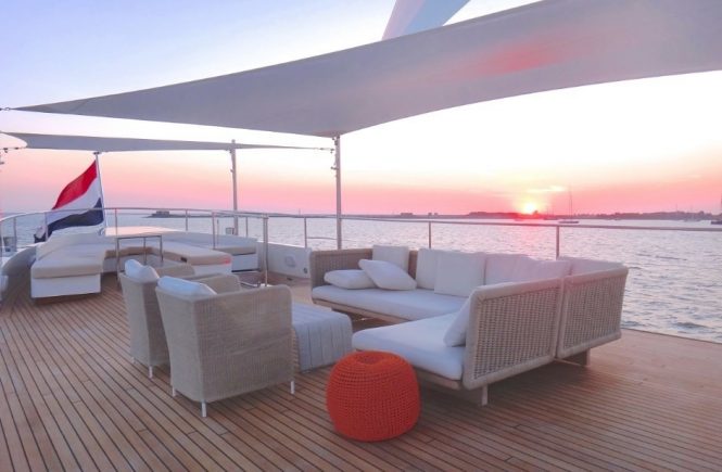fantastic exterior seating area