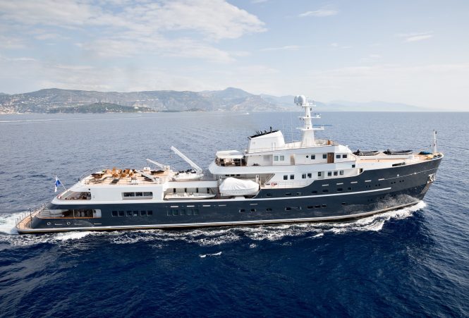 All-Inclusive adventure yacht charter with 77m Explorer superyacht LEGEND