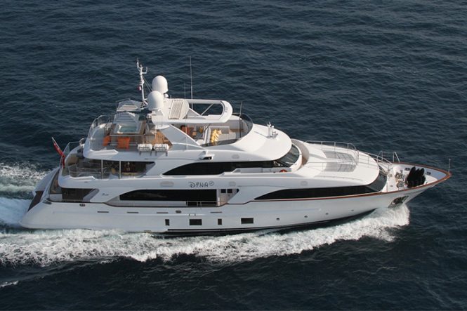 15% charter discount for motor yacht DYNAr in the West Med
