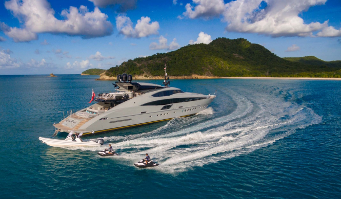 45m superyacht GREY MATTERS offering 25% off Bahamas, Turks and Caicos Charters