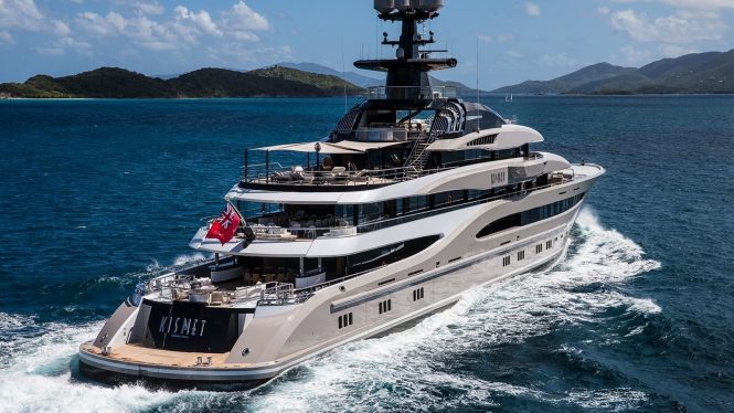 Favourite celebrity superyacht Kismet ready for Mediterranean charters