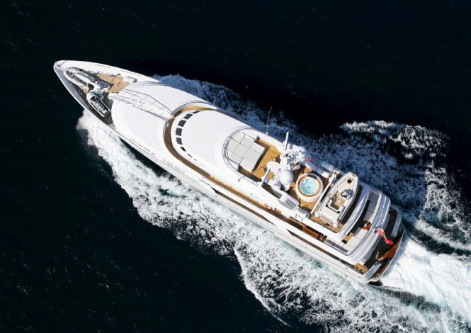 43m DEEP BLUE II offering 15% off a 10-day charter in Southern Italy or Adriatic