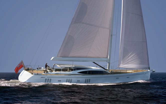 Construction update: The first Oyster 118 sailing yacht