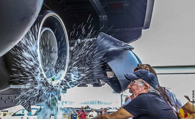 Roberto Cavalli’s 27m motor yacht FREEDOM by CCN hits water in Italy