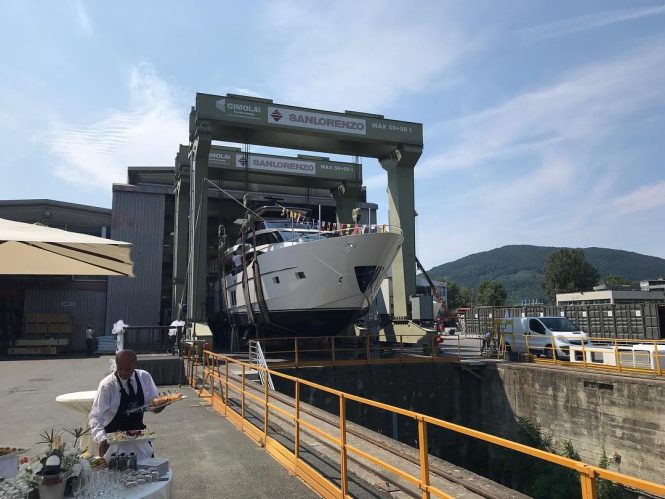 24m Sanlorenzo Motor Yacht Balance launched in Spain