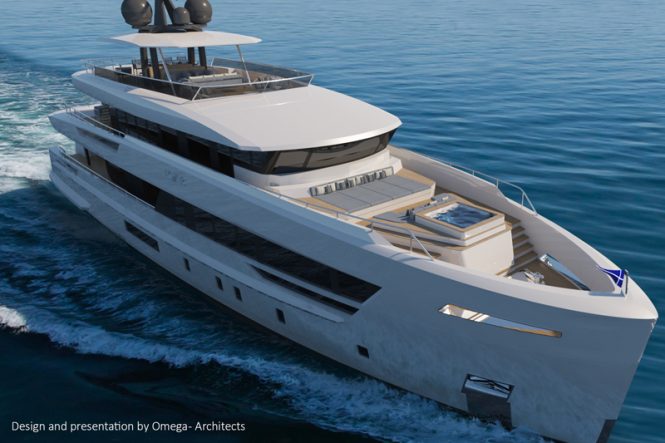 Lynx Yachts collaborates with Omega Architects and Van Oossanen on new 37-metre superyacht