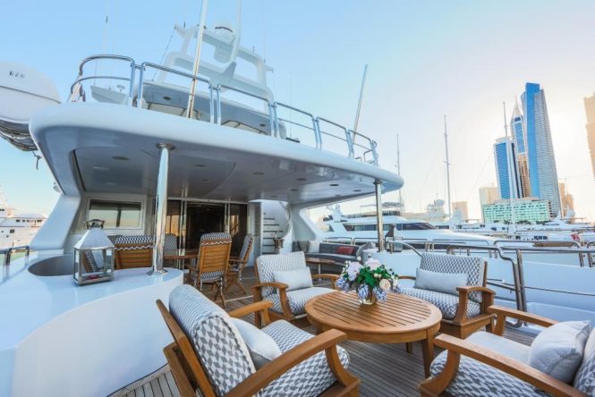 Upper aft deck