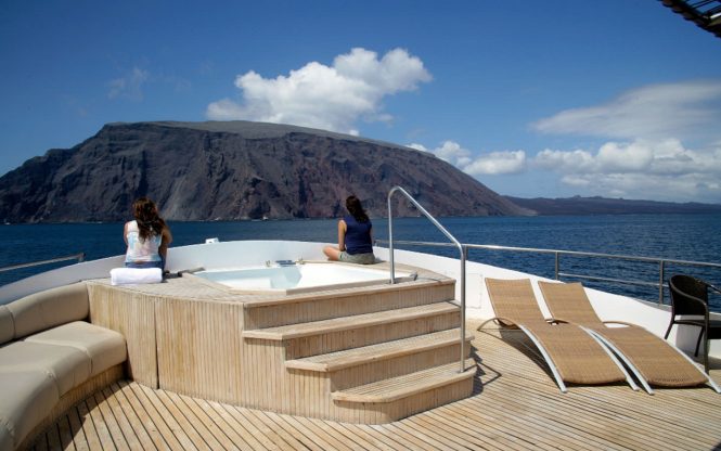 42m INTEGRITY offering reduced superyacht charter rates in the Galapagos