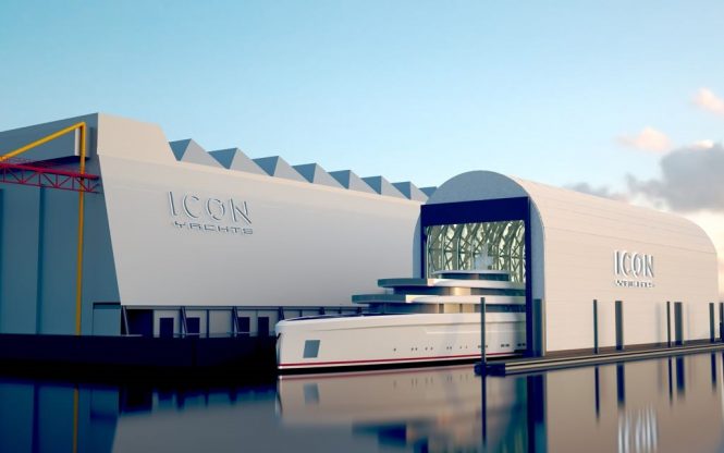 Icon Yachts expands shipyard facilities with new floating shed