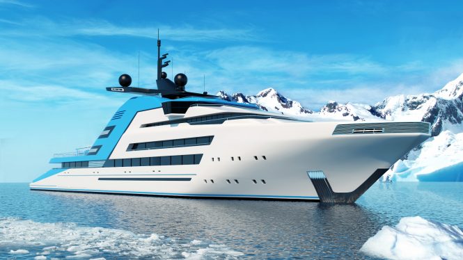 Kurt Strand unveils futuristic 122 metre superyacht concept Aurora Borealis