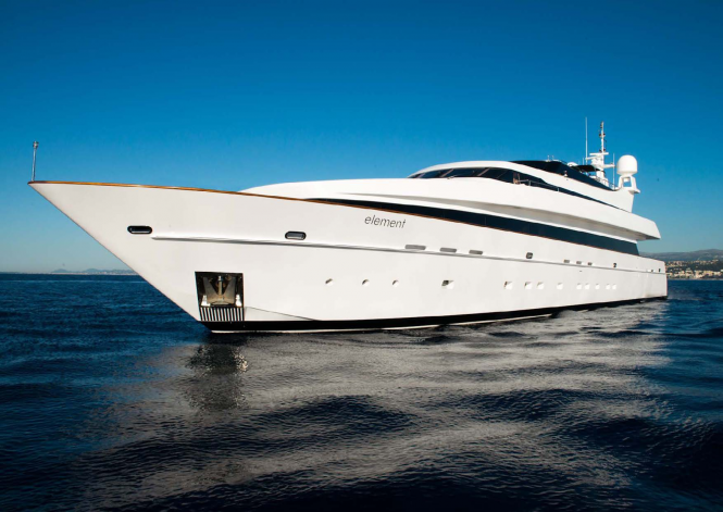 20% off West Med charters with 43m superyacht ELEMENT