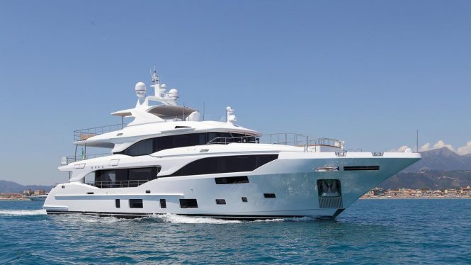 Luxury yacht Project BM004, Benetti’s 4th Mediterraneo 116′