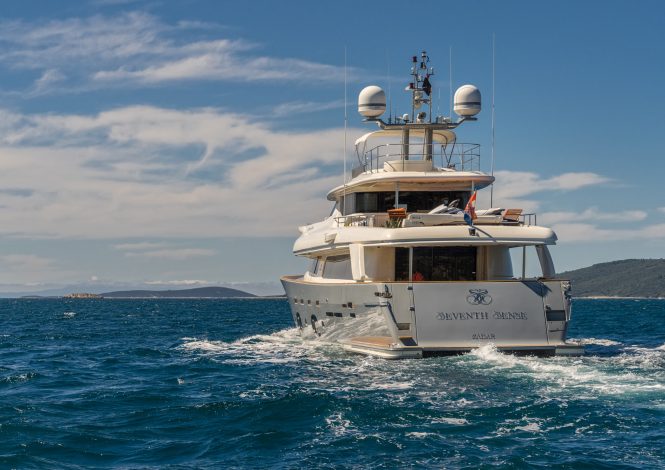 Ferreti yacht SEVENTH SENSE is offering 20% off in Montenegro, Croatia and Slovenia