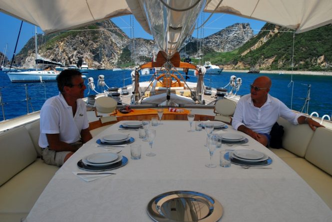 Dining on board