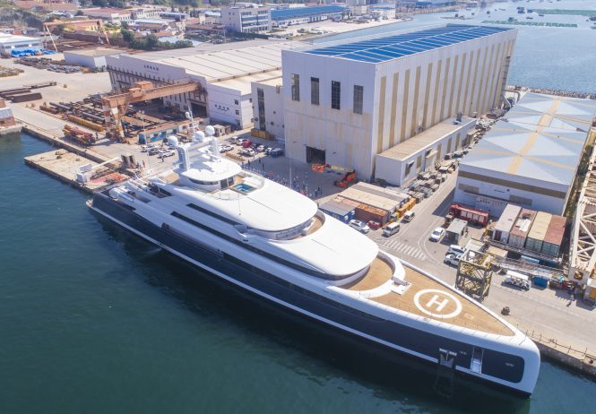 88.5-metre superyacht Illusion Plus completed